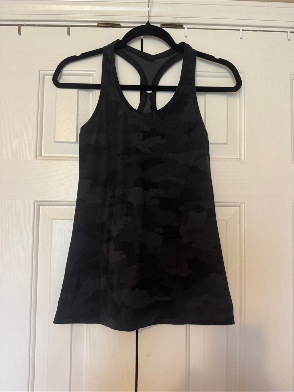 Lululemon Cool Racerback Tank Black Camo